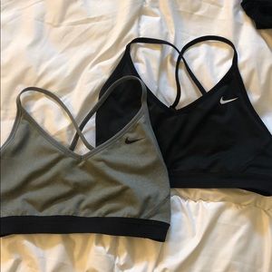 Nike dri fit sport bra bundle medium